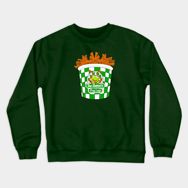 Frog Legs Crewneck Sweatshirt by Debra Forth